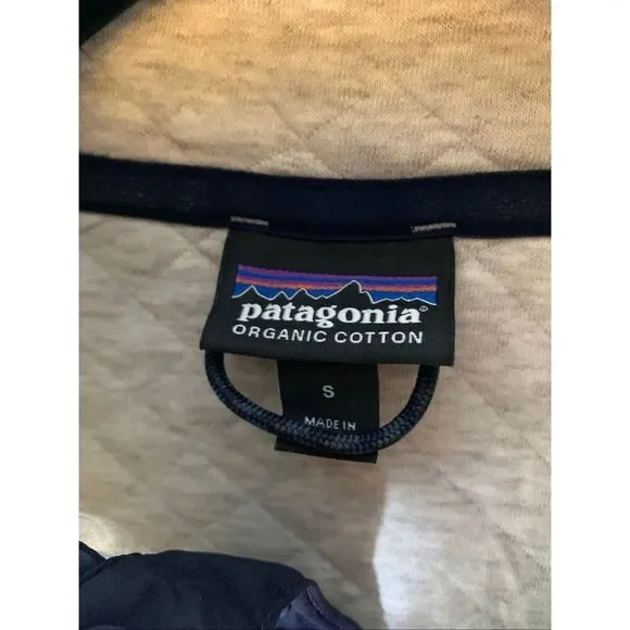 Patagonia organic cotton quilt snap-t pullover women's size small 25282 - Picture 4 of 5